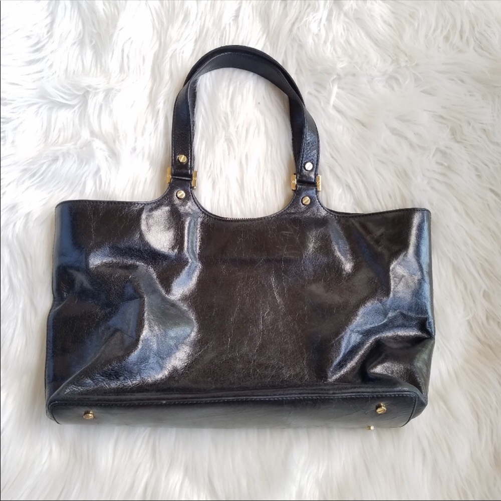 Tory Burch black bomber tote - Picture 2 of 3
